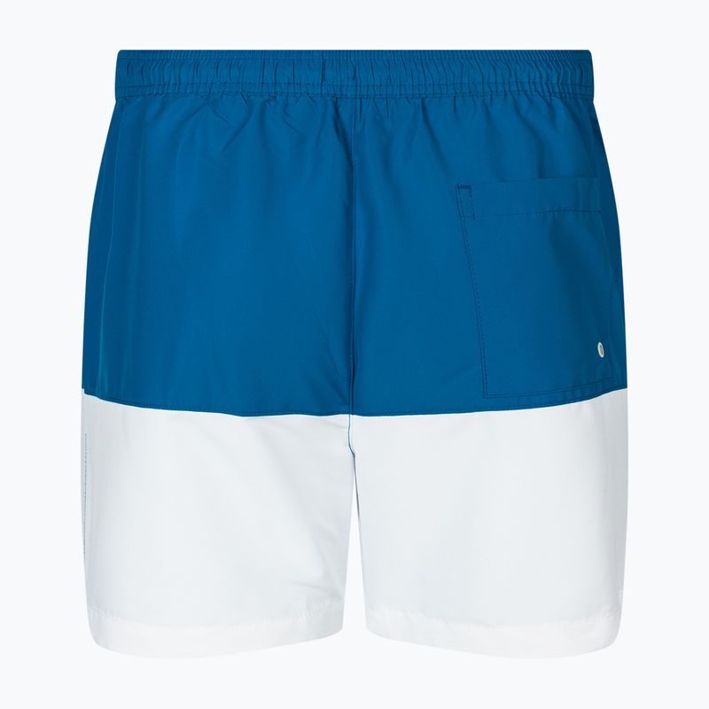 Pantaloni scurți de baie pentru bărbați Calvin Klein Medium Drawstring-Block faience blue 2