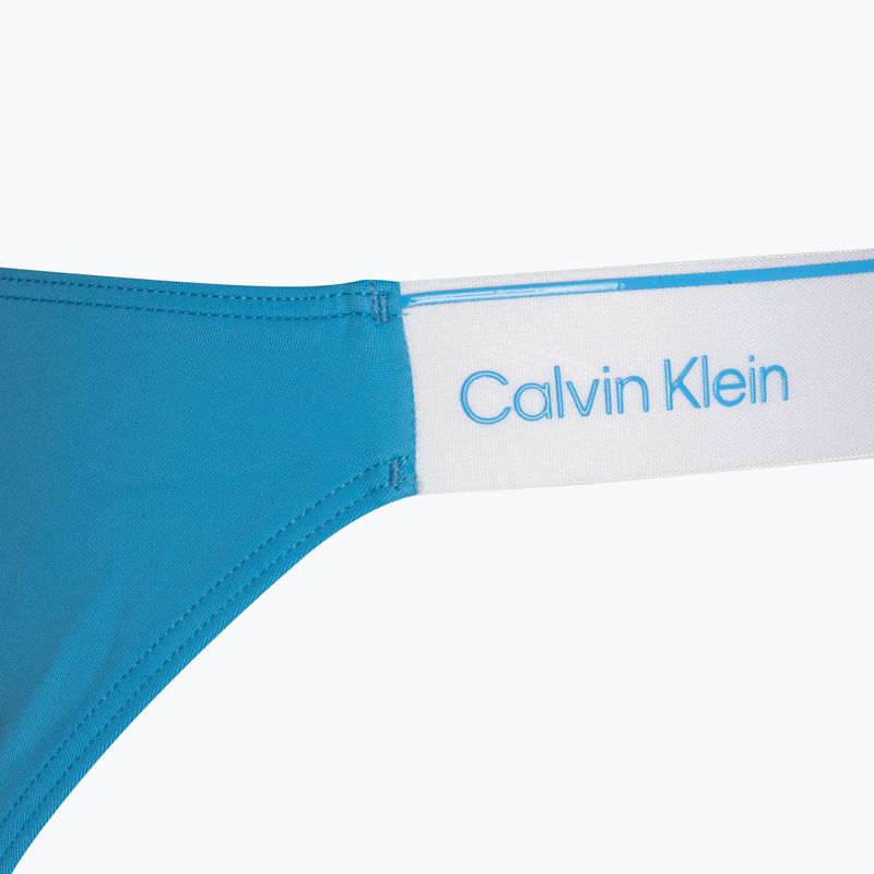 Partea de jos a costumului de baie Calvin Klein Delta Bikini malibu blue 3