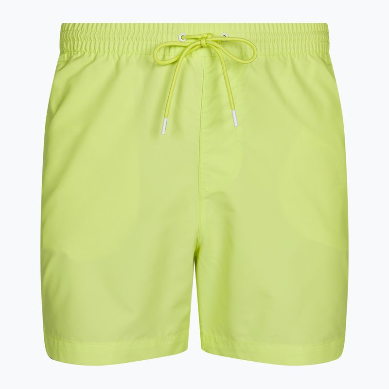 Pantaloni scurți de baie pentru bărbați Calvin Klein Medium Drawstring sunny lime