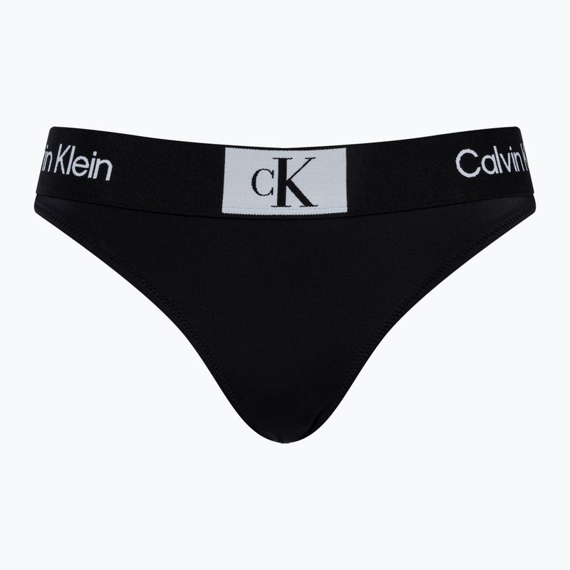 Partea de jos a costumului de baie Calvin Klein Thong black