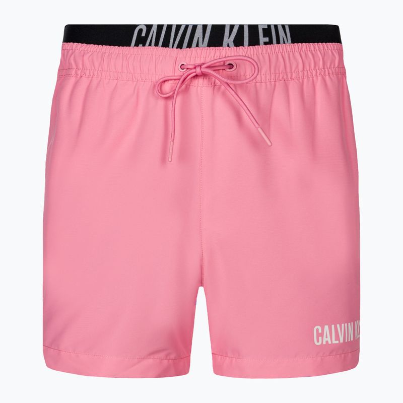 Pantaloni scurți de baie pentru bărbați Calvin Klein Medium Double WB sachet pink