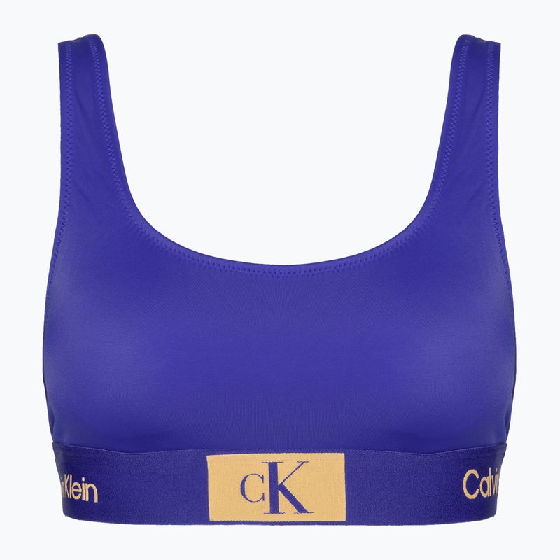 Partea de sus a costumului de baie Calvin Klein Bralette-RP midnight lagoon