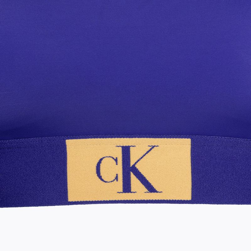 Partea de sus a costumului de baie Calvin Klein Bralette-RP midnight lagoon 3