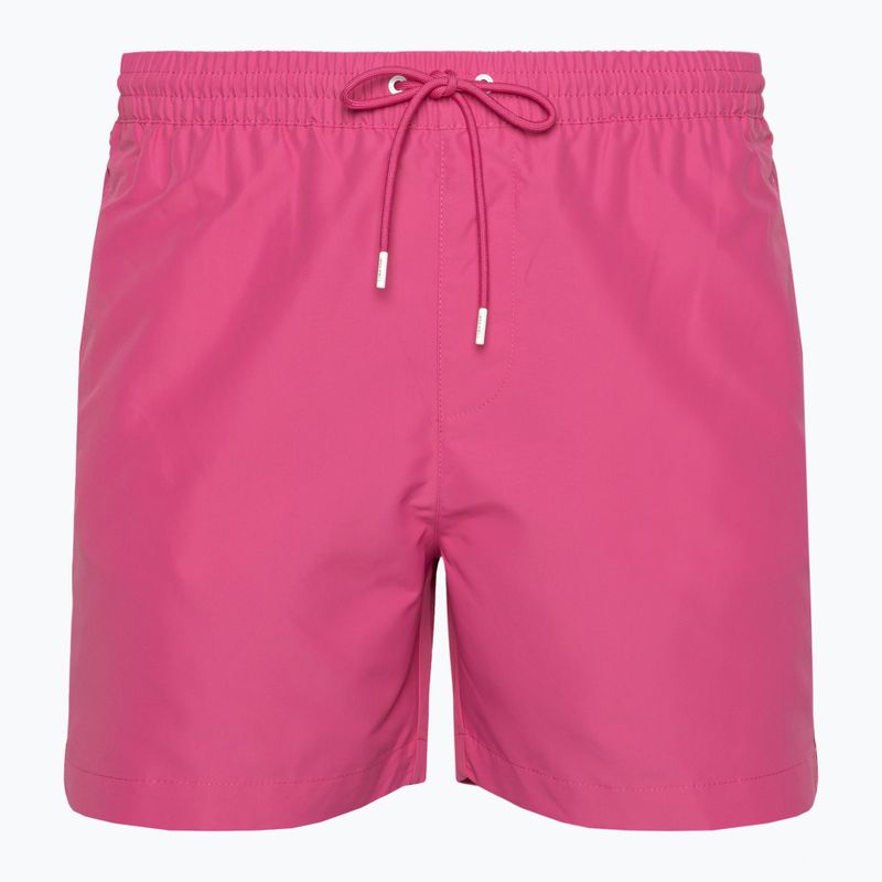 Pantaloni scurți de baie pentru bărbați Calvin Klein Medium Drawstring fuchsia fedora