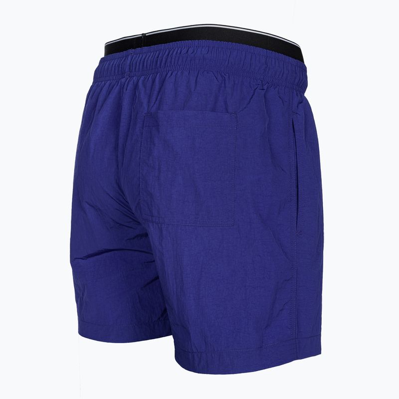 Pantaloni scurți de baie pentru bărbați Calvin Klein Medium Double WB midnight lagoon 4