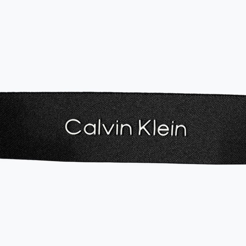 Partea de sus a costumului de baie Calvin Klein Triangle-RP Print blurred animal
