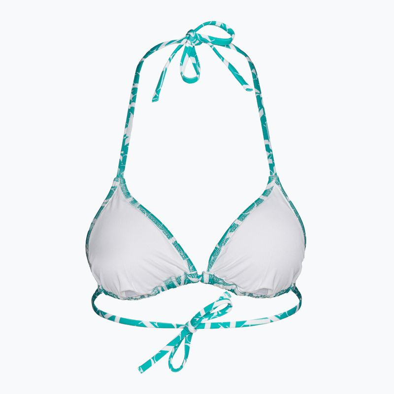 Partea de sus a costumului de baie Calvin Klein Triangle-RP Print monogram blue 2