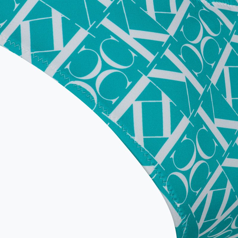 Partea de jos a costumului de baie Calvin Klein Cheeky Bikini Print monogram blue