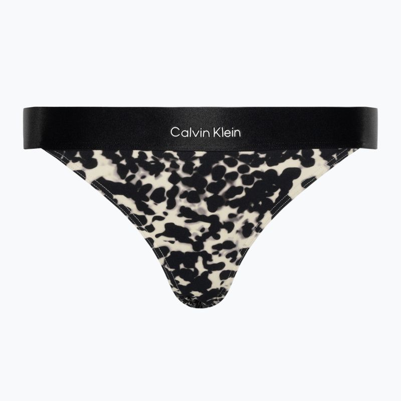Partea de jos a costumului de baie Calvin Klein Cheeky Bikini Print blurred animal
