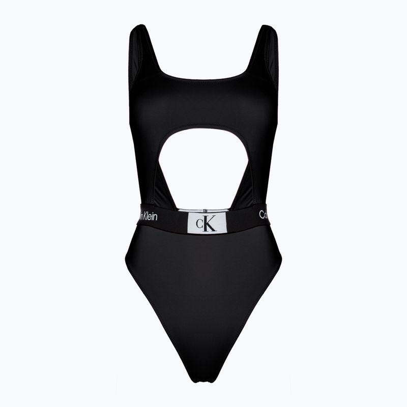 Costum de baie dintr-o bucată pentru femei damski Calvin Klein Cut Out One Piece-RP black