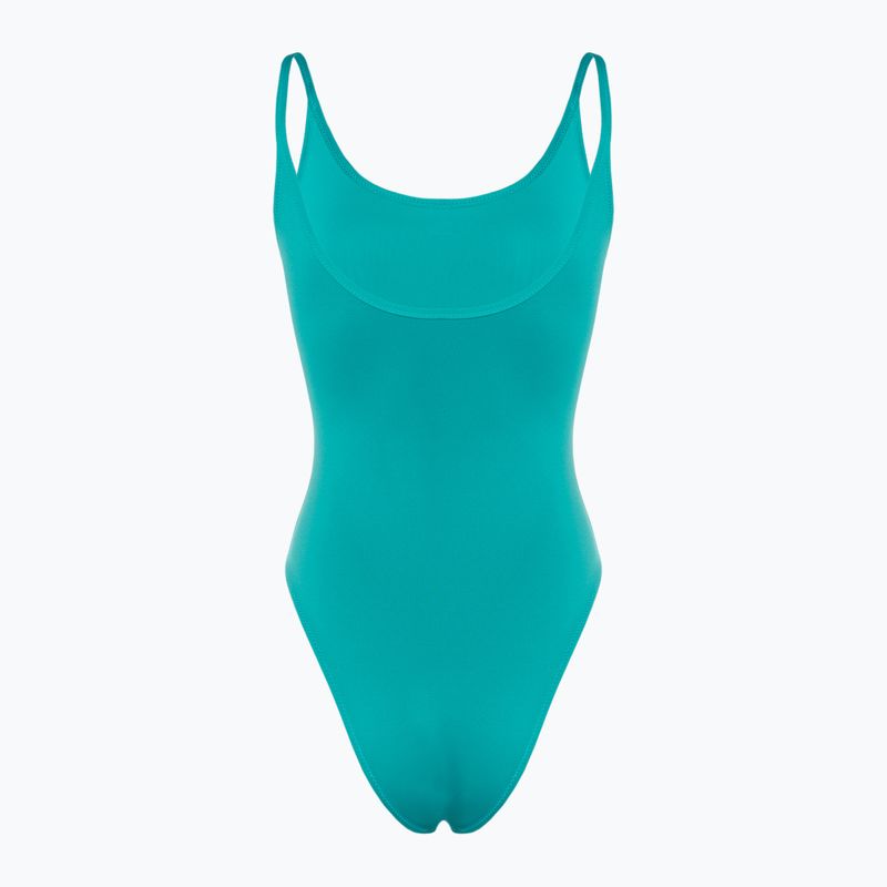 Costum de baie dintr-o bucată pentru femei Calvin Klein Scoop One Piece blue ocean 2