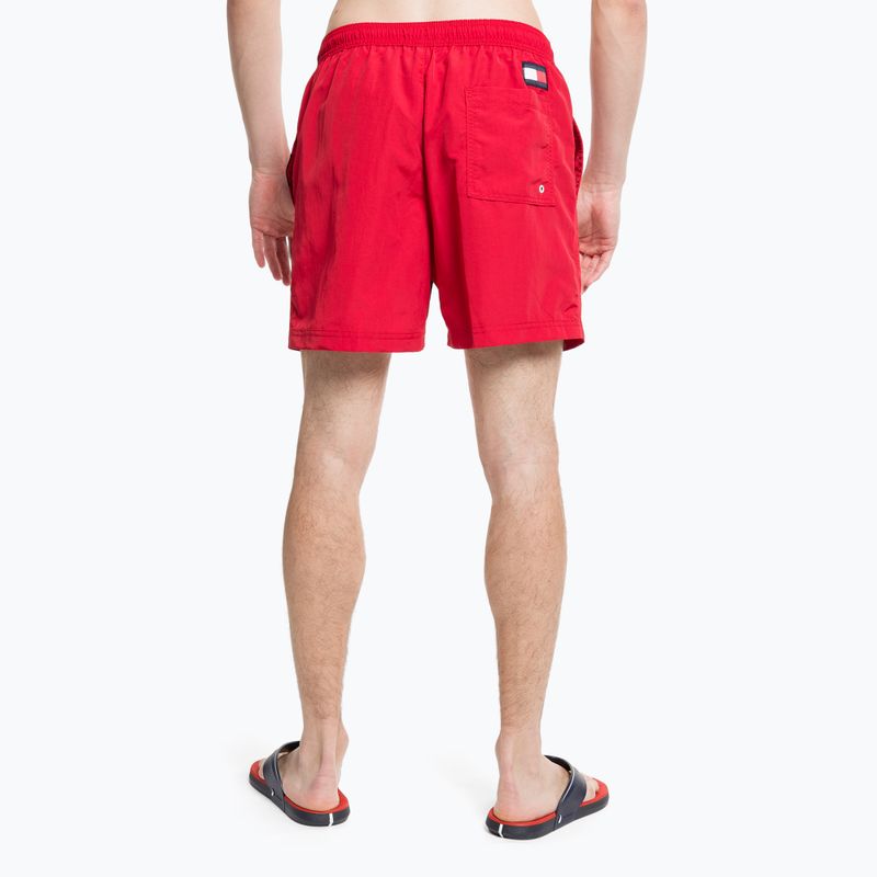 Pantaloni scurți de baie Tommy Hilfiger Sf Medium cu cordon roșu pentru bărbați