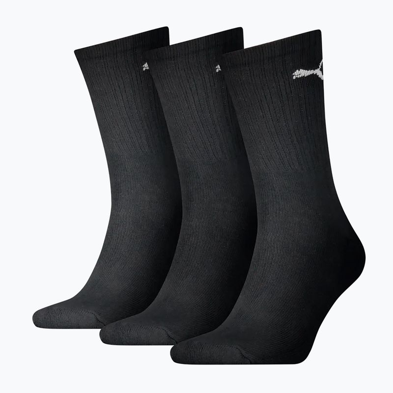 Șosete PUMA Sport Crew Lightweight 3 perechi black