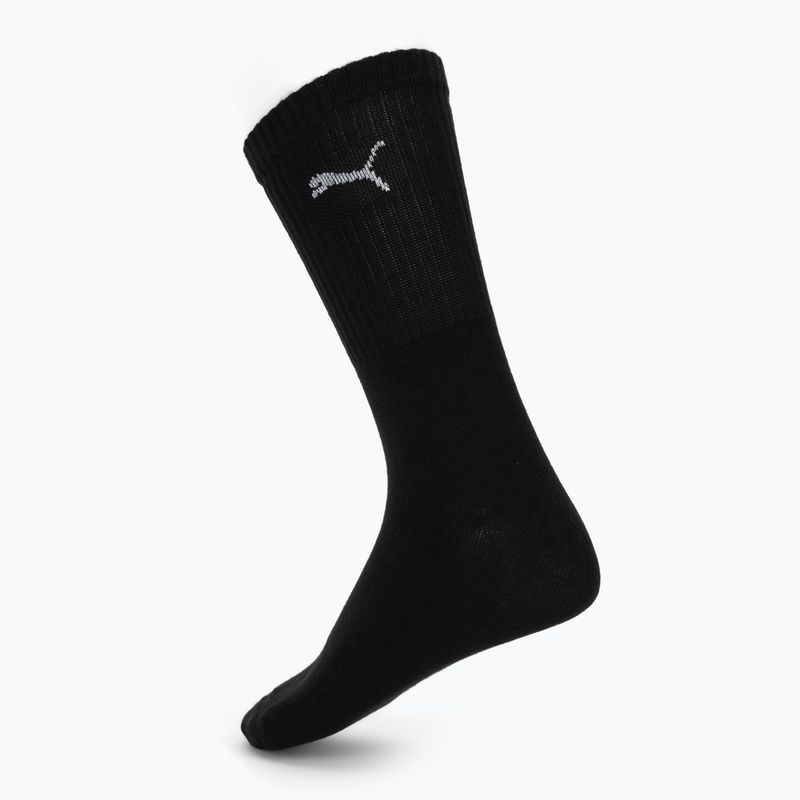 Șosete PUMA Sport Crew Lightweight 3 perechi black 2