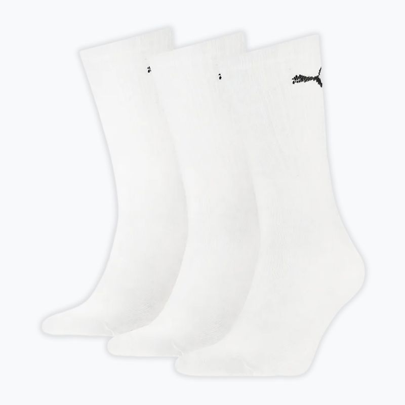 Șosete PUMA Sport Crew Lightweight 3 perechi white