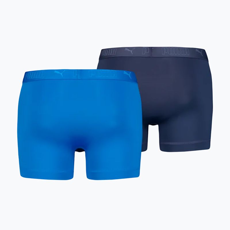 Boxeri pentru bărbați PUMA Sport Microfiber 2 perechi blue combo 2