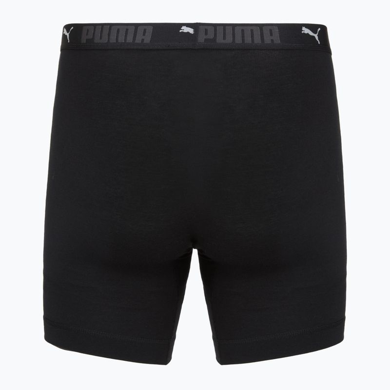 Boxeri pentru bărbați Cotton Long 2 pack black 3