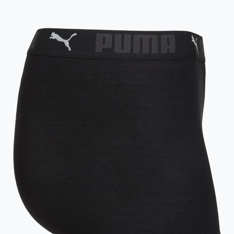 Boxeri pentru bărbați Cotton Long 2 pack black 4