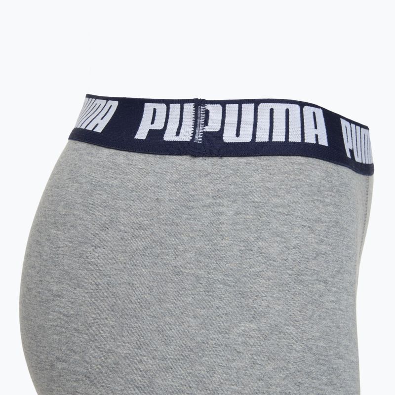 Boxeri pentru bărbați PUMA Everyday Basic 2 perechi navy/grey 4