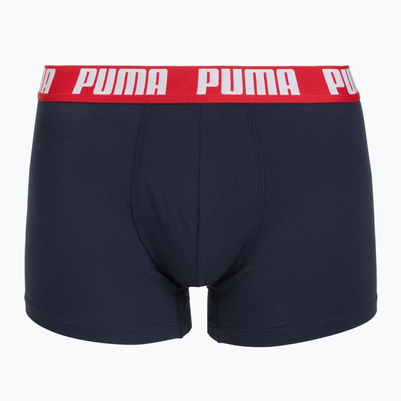 Boxeri pentru bărbați PUMA Everyday Basic 2 perechi navy/grey 5
