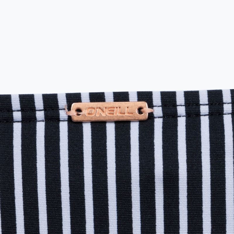 Costum de baie din două piese pentru femei O'Neill Capri Bondey Bikini negru simplu dungă simplă 4