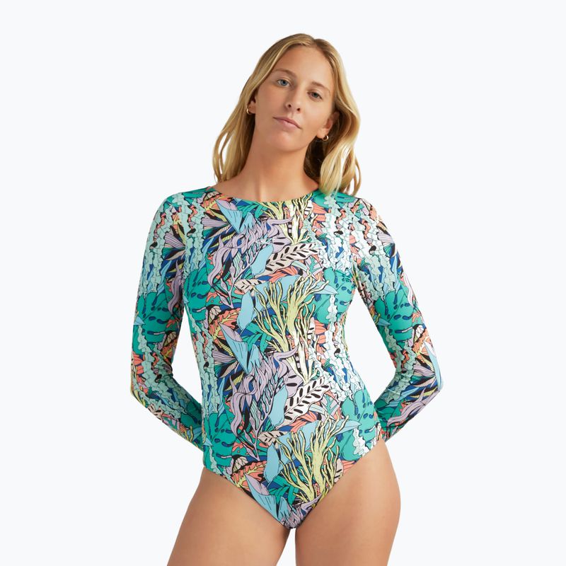Costum de baie o piesă pentru femei O'Neill Ocean Mission albastru comic alge marine 3