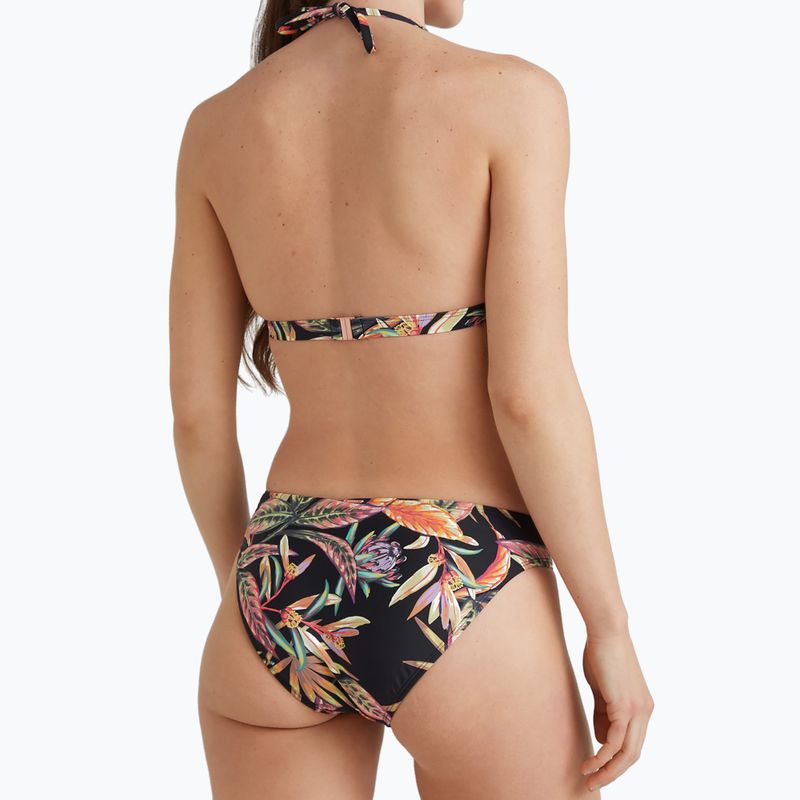 Costum de baie din două piese pentru femei O'Neill Marga Rita Bikini negru floare tropicală 4