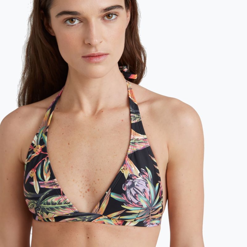 Costum de baie din două piese pentru femei O'Neill Marga Rita Bikini negru floare tropicală 5