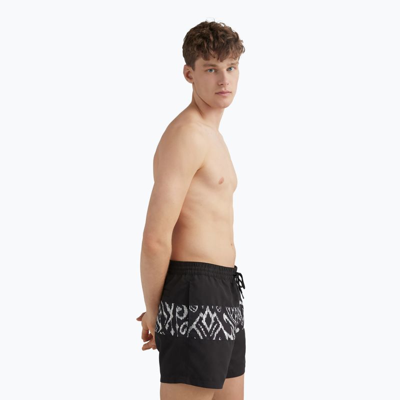 Bărbați O'Neill Cali Block 15'' pantaloni scurți de înot cu covor magic negru pentru bărbați