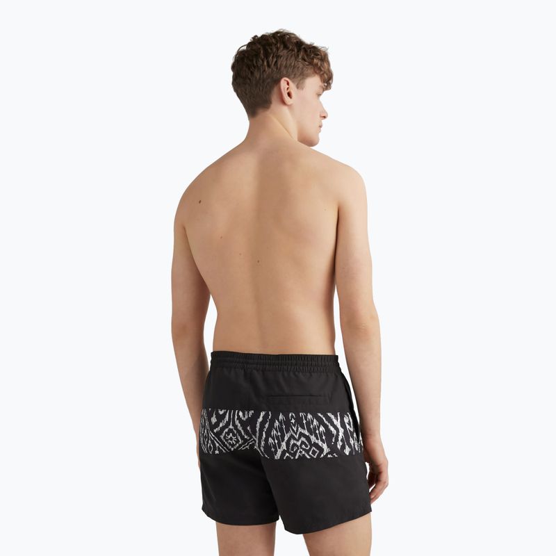 Bărbați O'Neill Cali Block 15'' pantaloni scurți de înot cu covor magic negru pentru bărbați