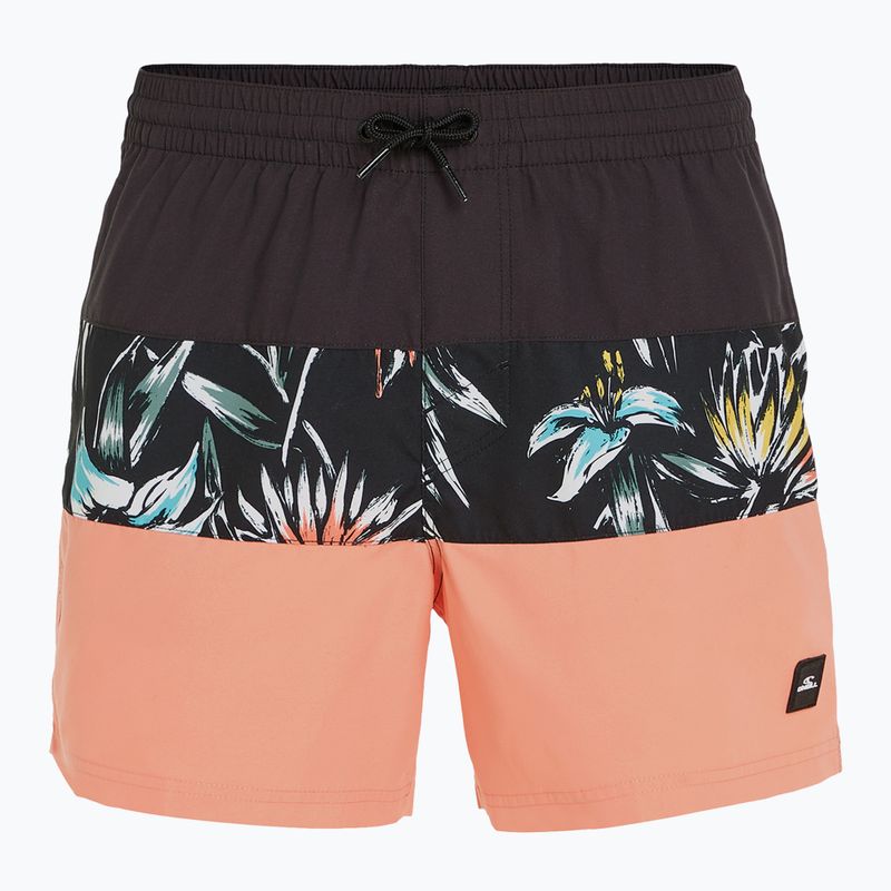 Pantaloni scurți de înot pentru bărbați O'Neill Mix & Match Cali Block 15'' black tropicana