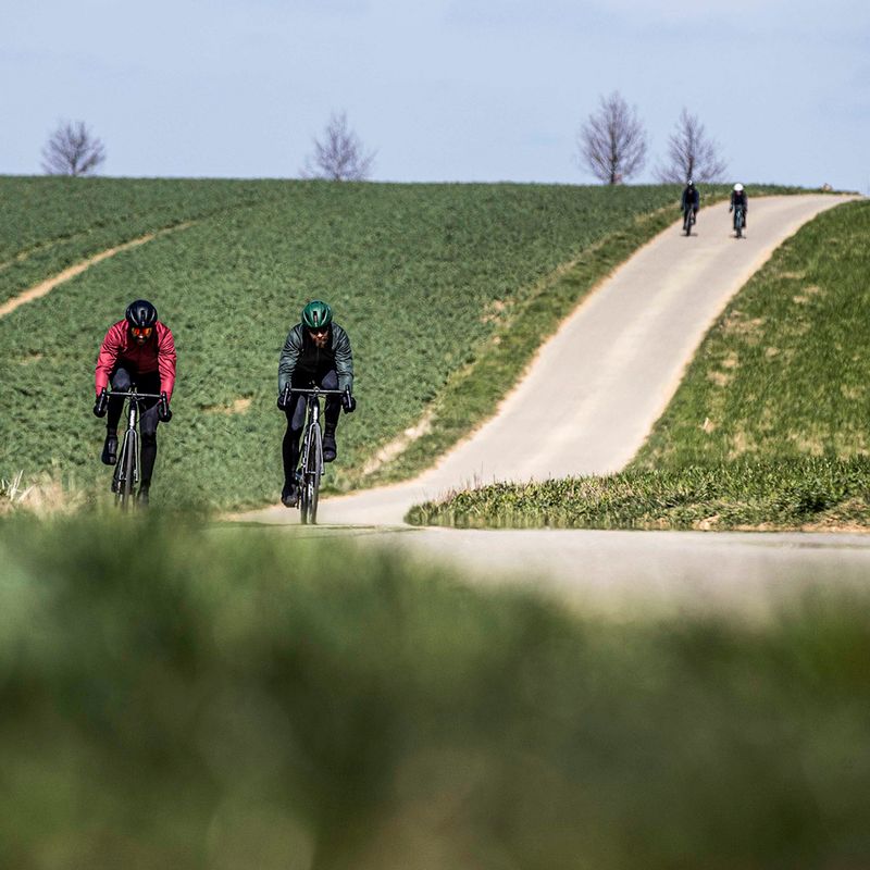 Geacă de ciclism pentru bărbați Rogelli Essential Winter burgundy 8