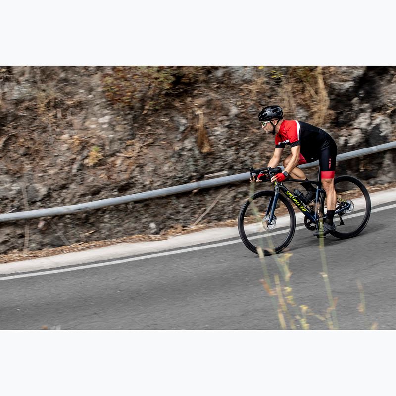 Rogelli tricou de ciclism pentru bărbați Course negru/roșu/alb