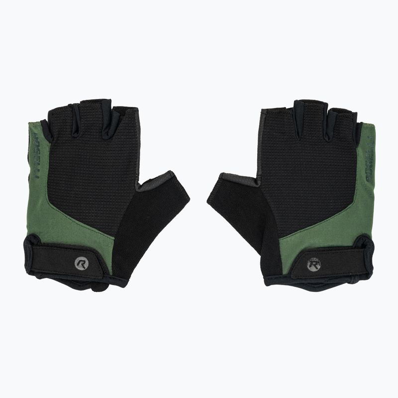 Mănuși de ciclism pentru bărbați Rogelli Essential black/green 2