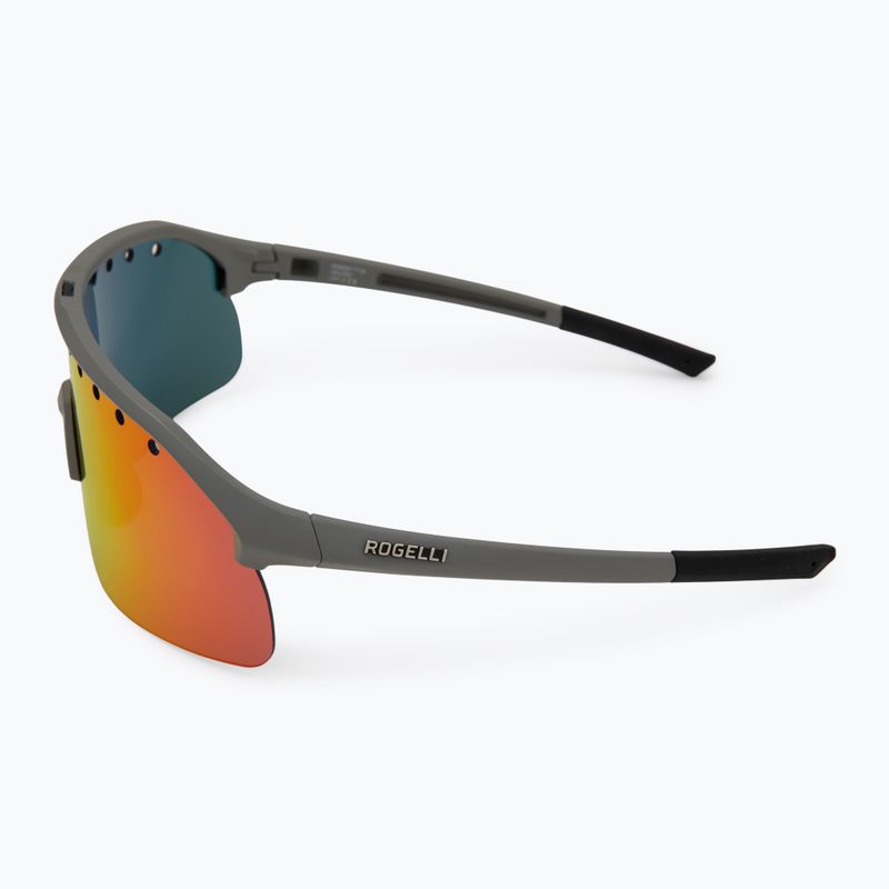 Ochelari de soare Rogelli Ventro Polarized grey/bordeaux/red revo 5