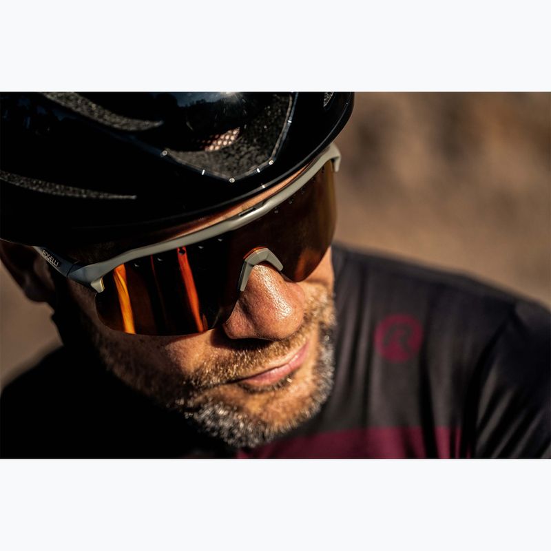Ochelari de soare Rogelli Ventro Polarized grey/bordeaux/red revo 5
