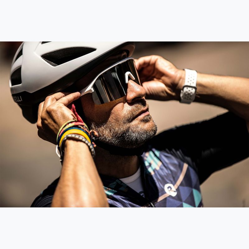 Ochelari de soare Rogelli Ventro Polarized white/taupe/brown platinum revo 4