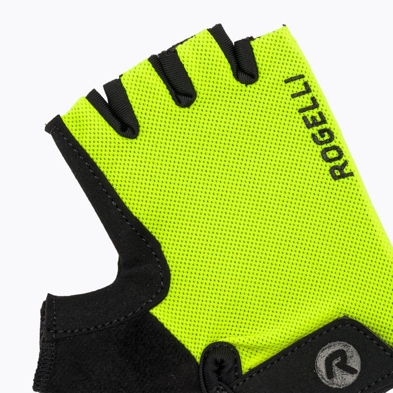 Mănuși de ciclism pentru copii Rogelli Core Jr fluor yellow 5
