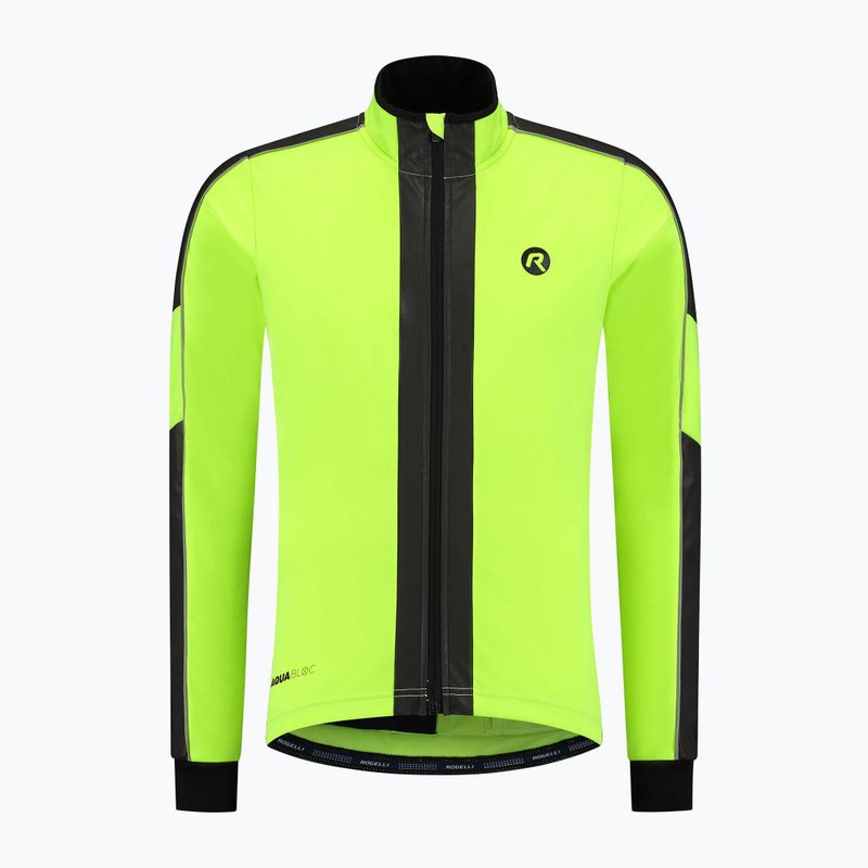 Geacă de ciclism pentru bărbați Rogelli Essential Winter Hi Vis yellow 5