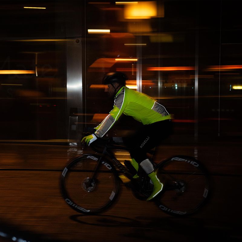 Geacă de ciclism pentru bărbați Rogelli Essential Winter Hi Vis yellow 11
