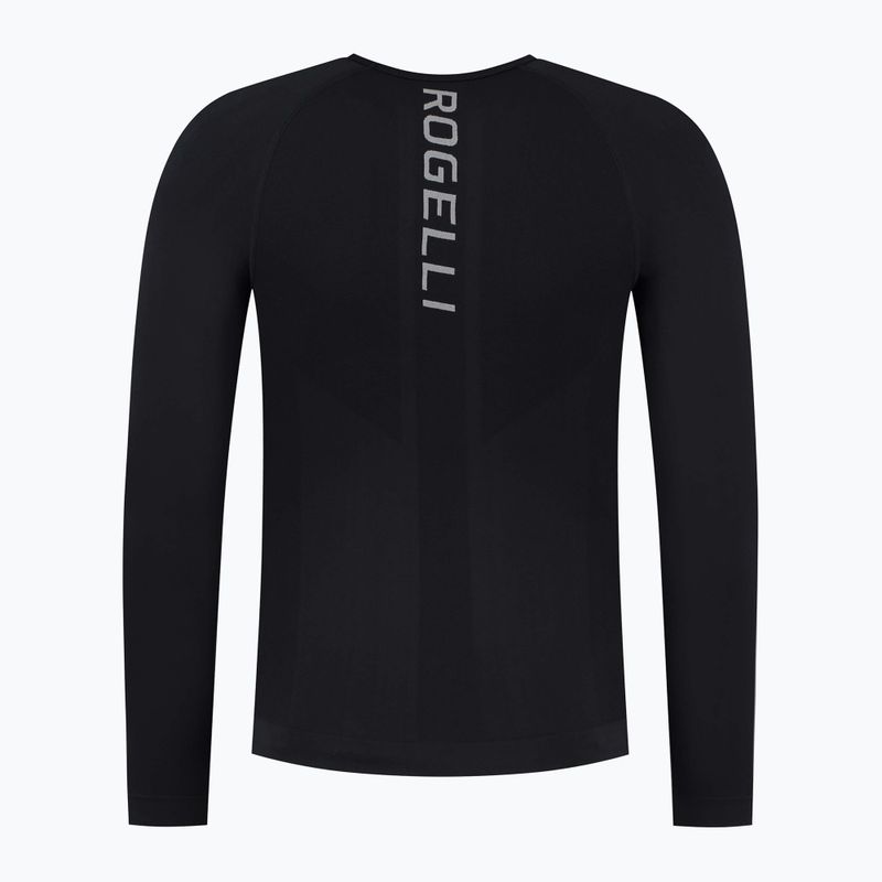 Longsleeve de ciclism pentru bărbați Rogelli Essential W black 2