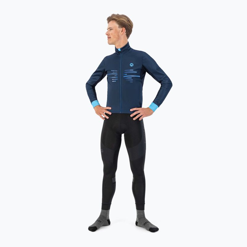 Geacă de ciclism pentru bărbați Rogelli Radius Winter Jacket blue 2