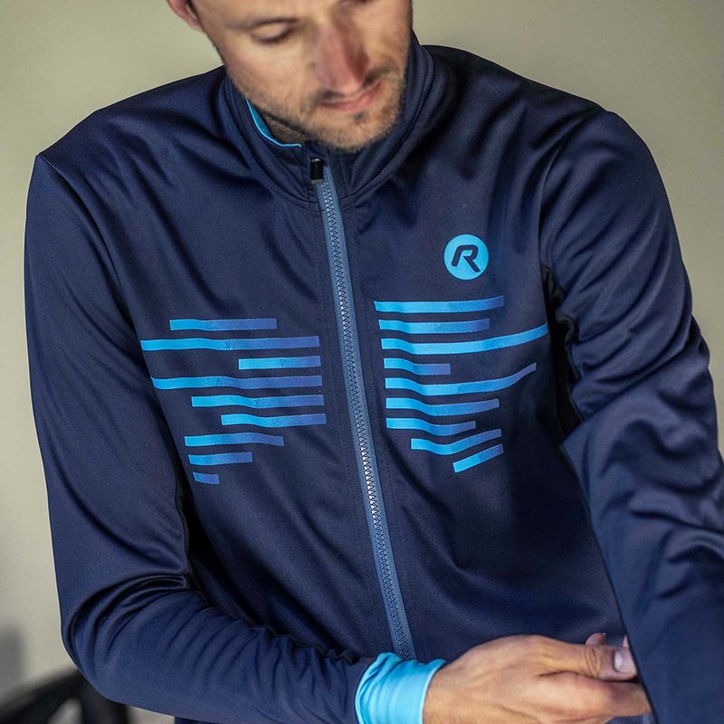 Geacă de ciclism pentru bărbați Rogelli Radius Winter Jacket blue 11