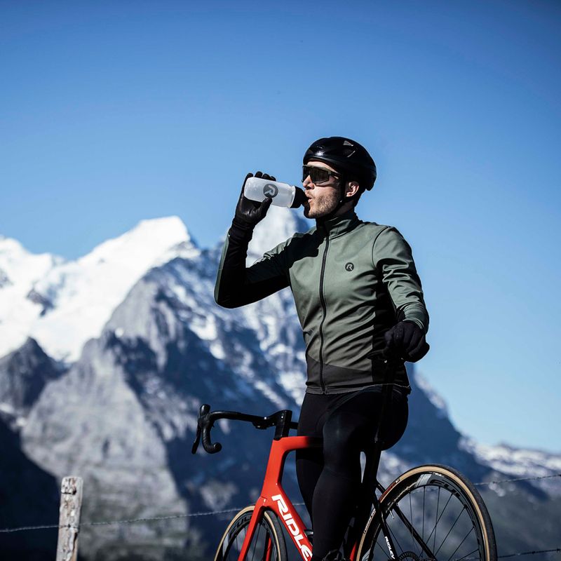 Geacă de ciclism pentru bărbați Rogelli Tarax Winter Jacket army green 9