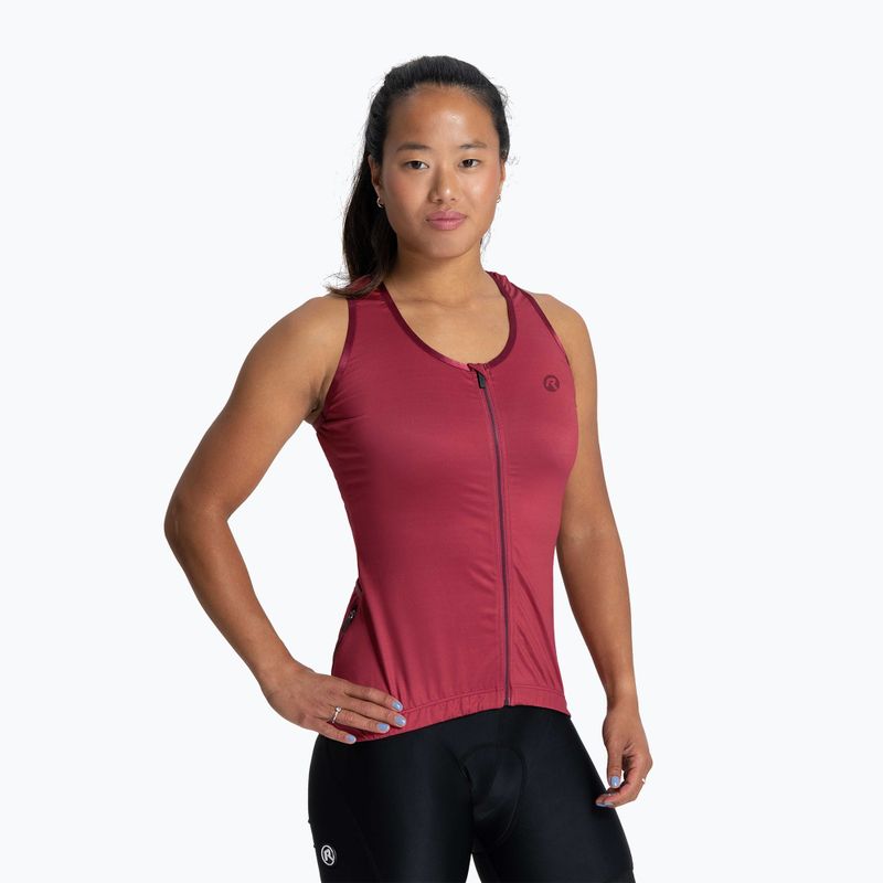 Rogelli Abbey Tank Top Cerise Tank Top de ciclism pentru femei cerise