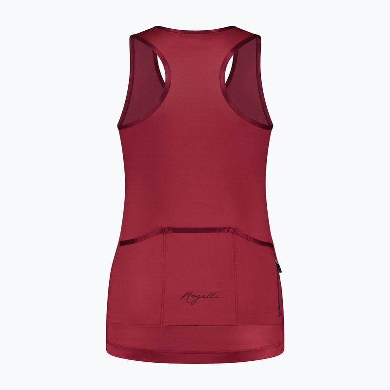 Rogelli Abbey Tank Top Cerise Tank Top de ciclism pentru femei cerise 4