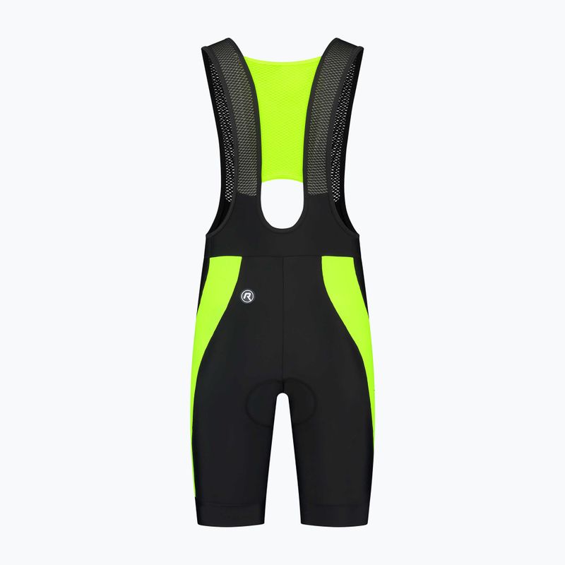Pantaloni scurți cu bretele Rogelli Tyro II pentru bărbați, galben/negru