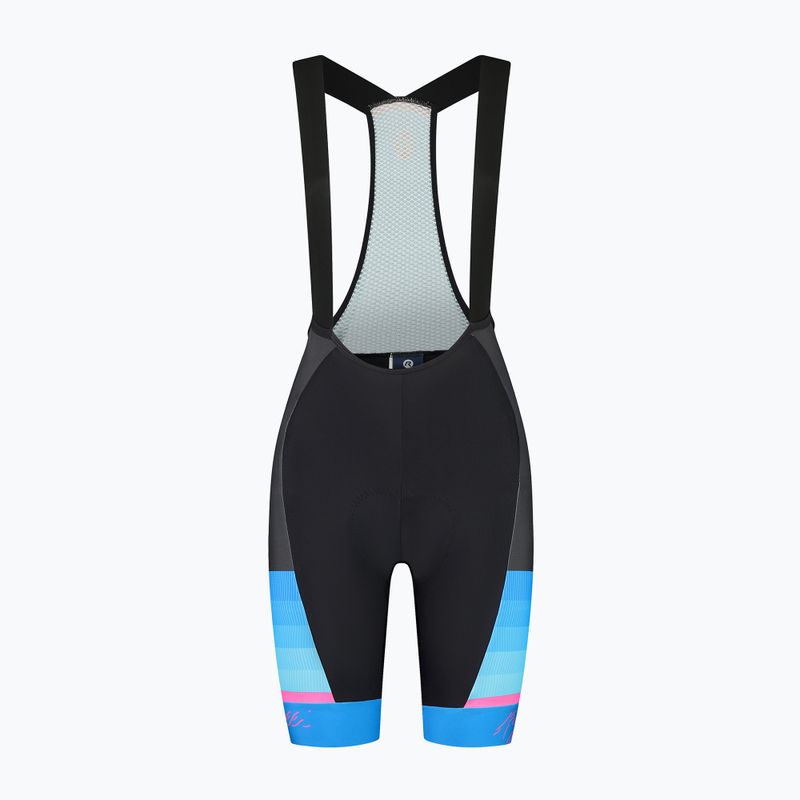 Rogelli Impress II Bib Short pantaloni scurți de ciclism pentru femei albastru/roz/negru 3