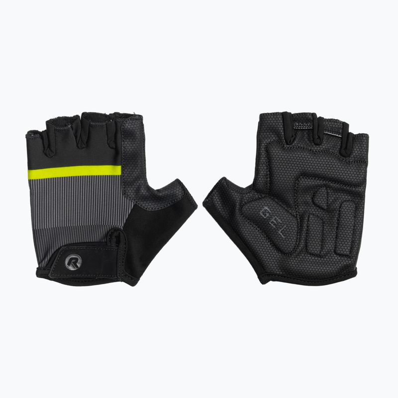 Mănuși de ciclism pentru bărbați Rogelli Hero II black/fluor/grey