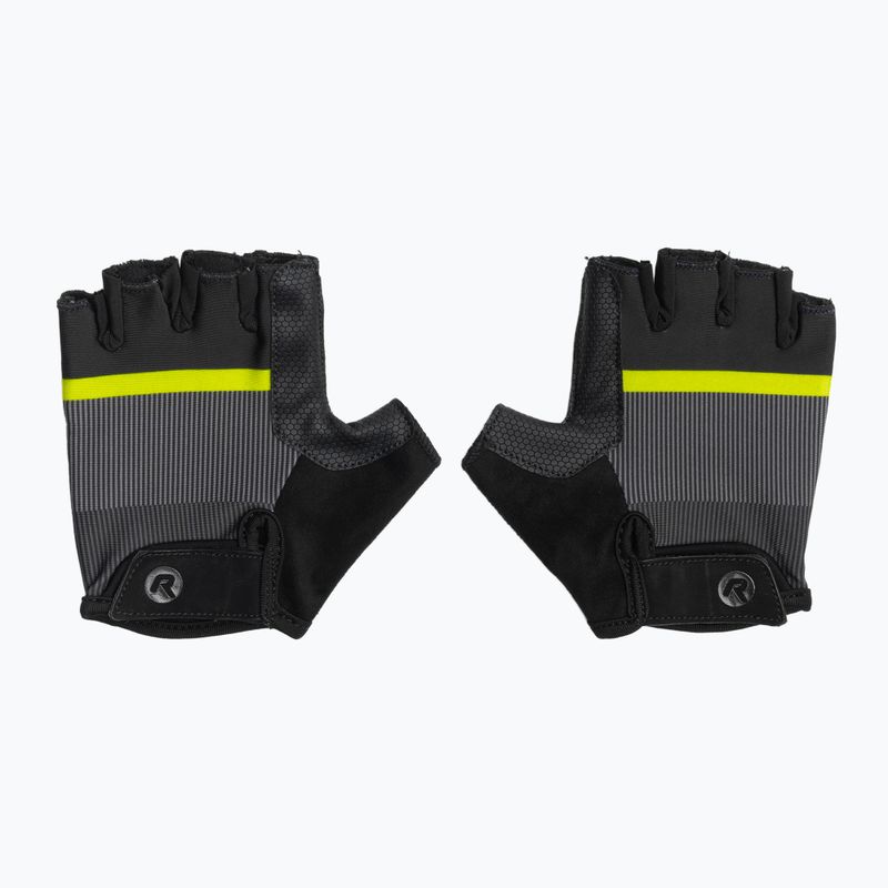 Mănuși de ciclism pentru bărbați Rogelli Hero II black/fluor/grey 2